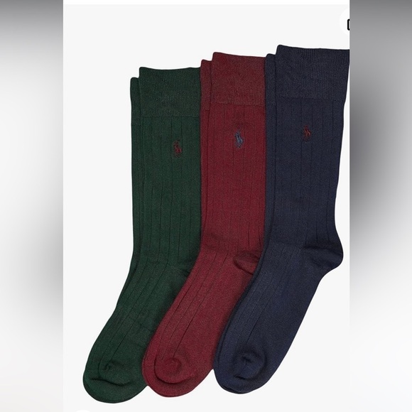 POLO RALPH LAUREN  Soft antimicrobial comfort fit reinforced Heel ,Toe
Socks - Picture 7 of 9